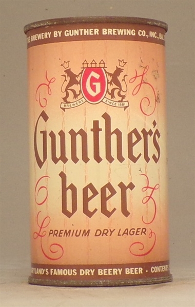 Gunther's Beer Flat Top #1, Baltimore, MD