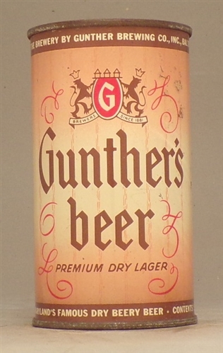 Gunthers Beer Flat Top #1, Baltimore, MD