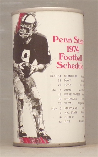 Iron City Penn State Football 1974 Tab Top, Pittsburgh
