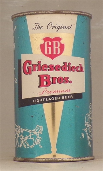 Griesedieck Bros. Flat Top, Turquoise, St. Louis, MO