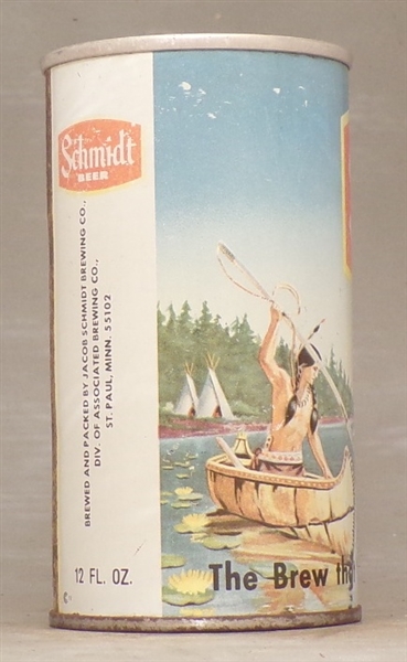 Schmidt White Stripe Tab Top, St. Paul, MN, Fishing