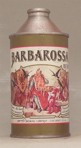 Barbarossa Cone Top, Red Top, Cincinnati, OH