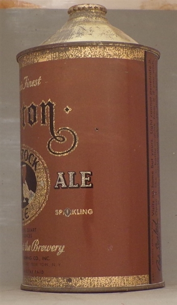 Horton Old Stock Ale Quart Cone Top, New York, NY