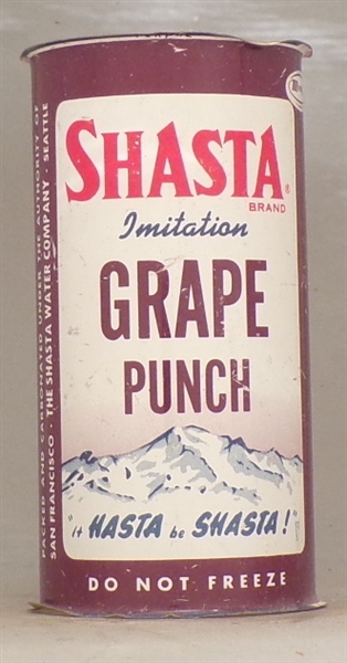 Shasta Grape Punch 10 Ounce Flat from the Wind Tunnel find