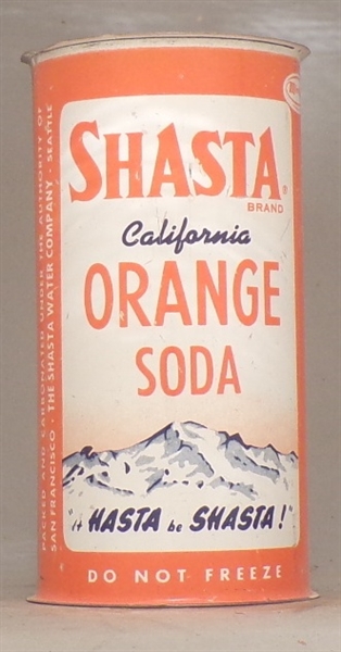 Shasta Orange Soda 10 Ounce Flat from the Wind Tunnel find