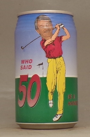 John Happy 50th Golf Can