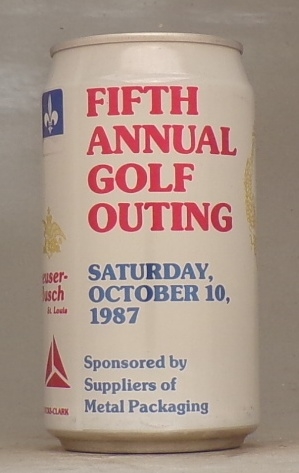Anheuser Busch 5th Annual Golf Outing Can
