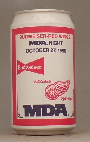 Budweiser MDA Red Wings Can