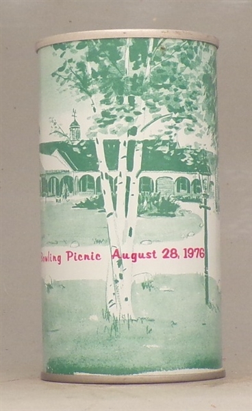 Ozaukee Couples Bowling Picnic, 1976 Straight Steel Can