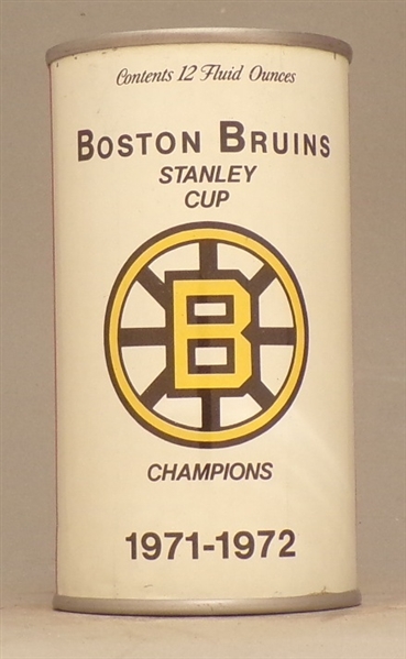 Black Label Bank Top, Boston Bruins 1971-72, Natick, MA