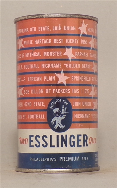 Esslinger Parti Quiz Flat Top #5, Philadelphia, PA (Pink/Blue)