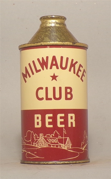 Milwaukee Club IRTP Cone Top #2, Schlitz, Milwaukee, WI
