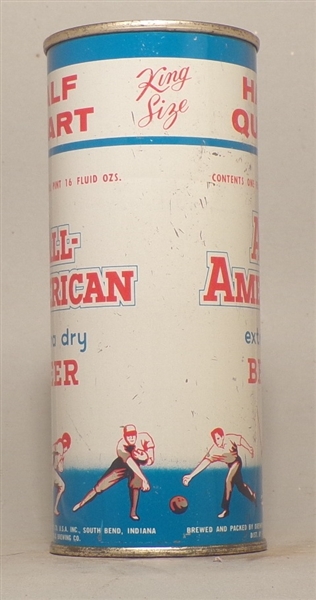 All American 16 Ounce Flat Top, Drewry's, South Bend, IN