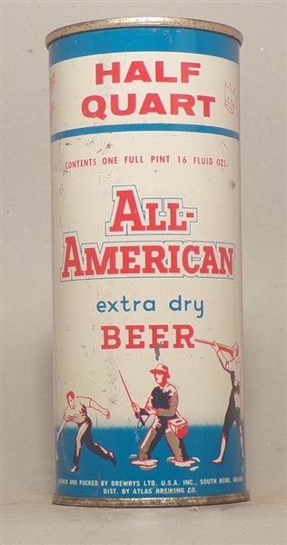 All American 16 Ounce Flat Top, Drewry's, South Bend, IN