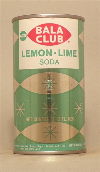 Acme Bala Club Lemon Lime Soda, Philadelphia, PA