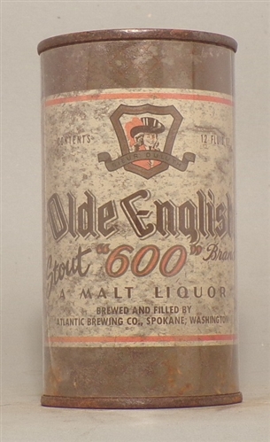 Olde English 600 Stout Malt Liquor 12 oz. Flat Top, Spokane, WA