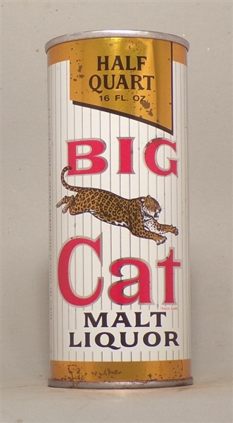 Big Cat Malt Liquor 16 Ounce Tab Top, Milwaukee, WI