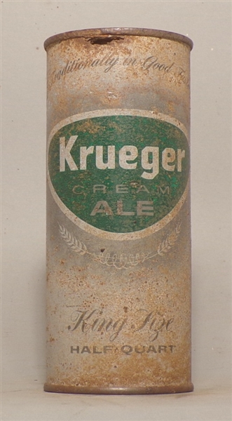 Krueger Ale 16 Ounce Flat Top, Newark, NJ
