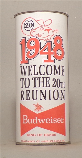 Budweiser Class of 1948 20th Reunion Drinking mug