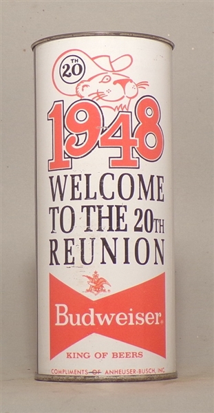 Budweiser Class of 1948 20th Reunion Drinking mug