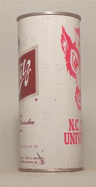 Schlitz 1969 N.C. State University 16 Ounce Flat Top