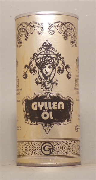 Gyllen Ol 1973 Paper Label 16 Ounce Tab Top, Sweden