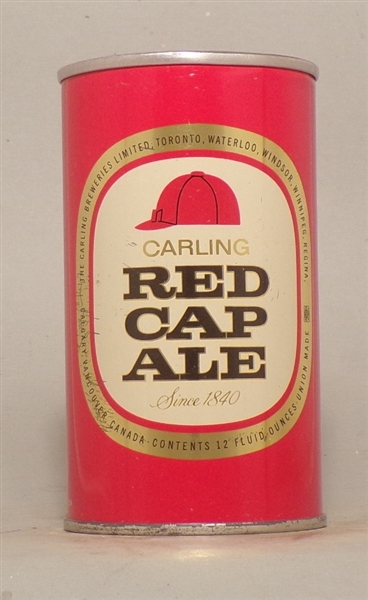 Carling Red Cap Ale Tab Top, Canada