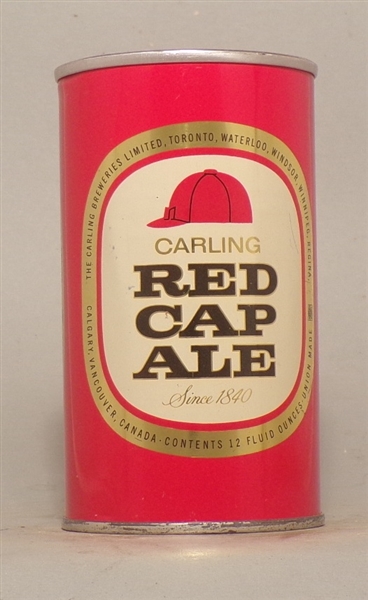 Carling Red Cap Ale Tab Top, Canada