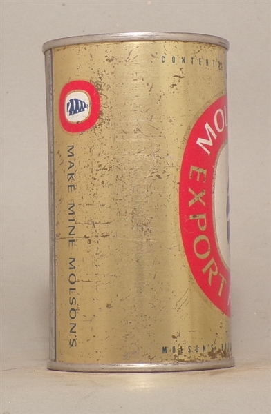 Molson's Export Ale Flat Top, Canada