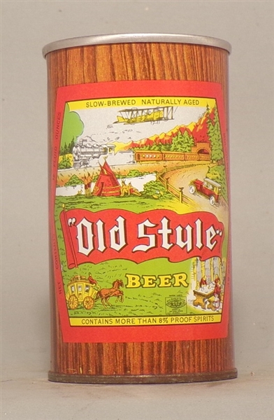 Old Style Woodgrain Tab Top, Canada