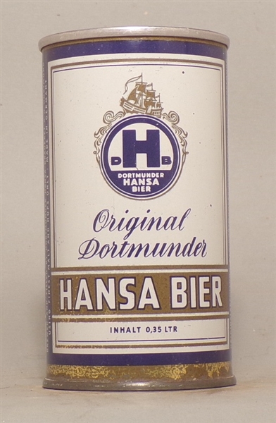 Hansa Beer Early U Tab, Germany