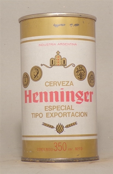 Henninger Early Tab Top, Argentina