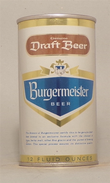 Burgermeister Draft Beer Tab Top, Los Angeles, CA