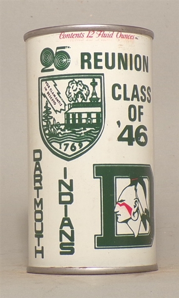 Black Lebel Dartmouth Reunion Can, Class of '46 Bank Top