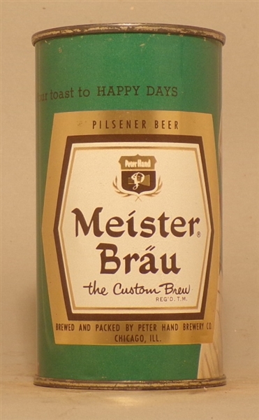Meister Brau Happy Days the Custom Brew Flat Top, Golf Ball