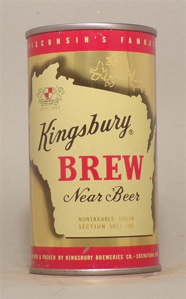 Kingsbury Brew Near Beer Flat Top #2, Sheboygan, WI