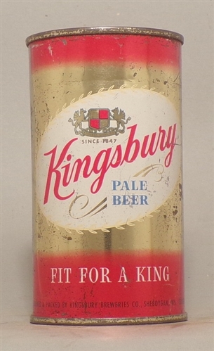 Kingsbury Pale Beer Flat Top, Sheboygan, WI
