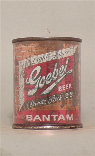 Goebel Bantam 8 ounce Flat Top, Detroit, MI