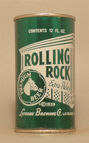 Rolling Rock Flat Top, Latrobe, PA, (Missing bottom)