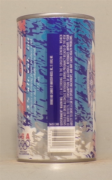 Bud Ice Tab Top, St. Louis, MO (Foil label)