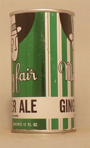 Mayfair Ginger Ale Tab Top Soda Can, Providence, RI