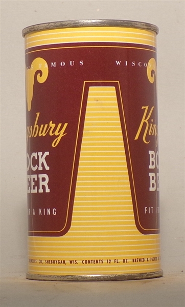 Kingsbury Bock Flat Top (Rolled), Sheboygan, WI