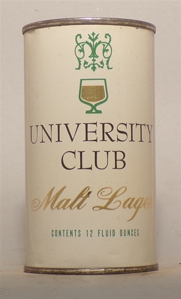University Club Malt Lager Flat Top, Milwaukee, WI