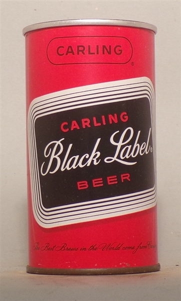Carling Black Label Zip Tab, Cleveland, OH, with cool Vanity PA Tax lid