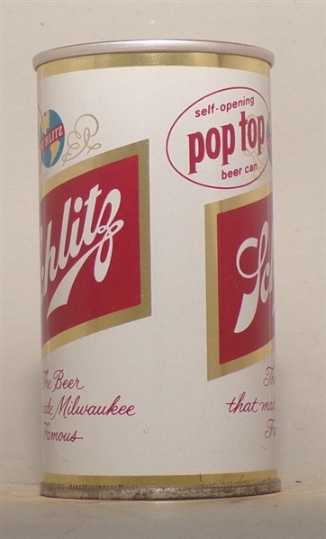 Schlitz Zip Tab, 1962 Brooklyn, NY (Missing bottom)