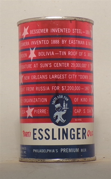 Esslinger Parti-Quiz Flat Top #2 (Red/Blue), Philadelphia, PA
