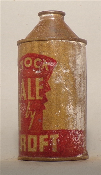 Croft Stock Ale Cone Top, Boston, MA (Spots of touch up paint)