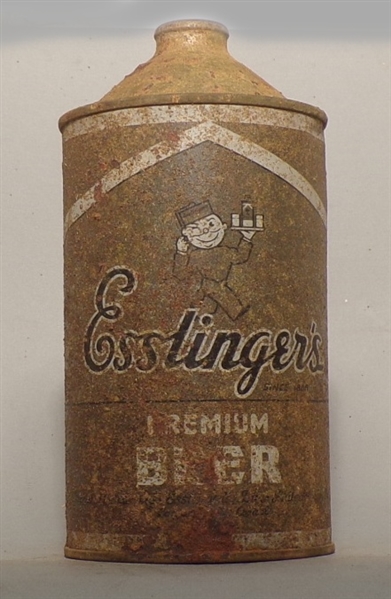 Esslinger's Beer Quart Cone Top, Philadelphia, PA