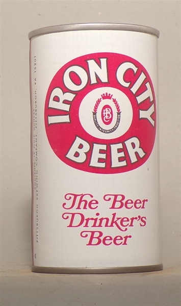 Iron City Tab Top, Pirates 1974 TV Schedule (The Beer Drinker's Beer) Pittsburgh, PA