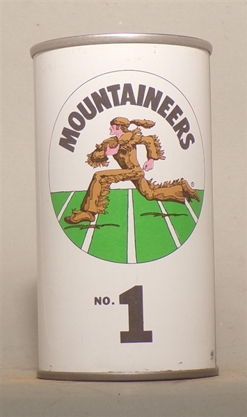 Iron City Tab Top, Mountaineers #1, Pittsburgh, PA